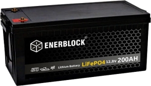 Accu ENERBLOCK JLFP - LITHIUM 12,8V 200AH