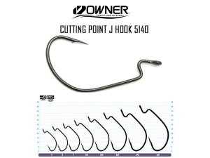 OWNER 5140 J-haak 3/0 5pc