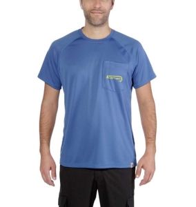 Carhartt Force Federaal Blauw S T-Shirt