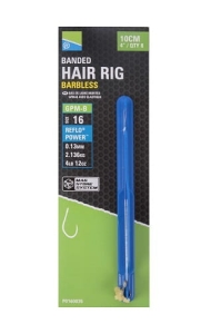 Preston Gpm-B Banded Hair Rigs 10cm #18