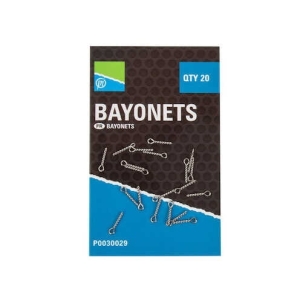 Preston bait screws Bajonets 20pc