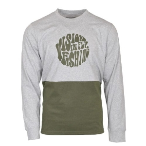 Vision Sweatshirt Sinds Lange Mouw GREY/OLIVE L