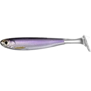 LiveTarget SlowRoll Shiner SilverPurple 7.5cm 4pc