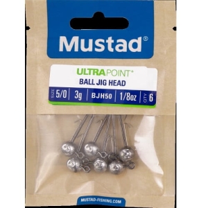 MUSTAD BallJig loodkop 5 stuks. 4/0 3g