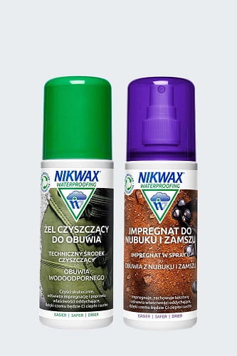 Zestaw Nikwax Nubuck Spray-on żel Footwear 125ml.jpg
