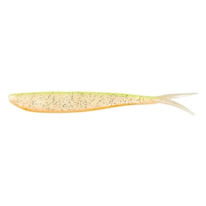 LUCKY JOHN 3D Slick Shad-V 5" col.010 5pc