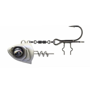 SG Monster Vertical Heads 150g 2/0 Parelmoer Wit
