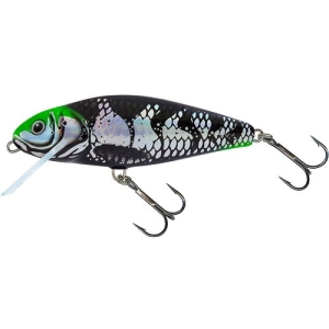 SALMO PERCH 8cm 12g Drijvend HOLO DARK GREEN HEAD