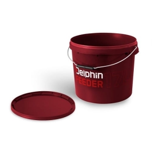 Delphin FEEDER 17l ronde emmer met deksel