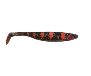 ShadTeez Slim 12cm 10g Motoroil Perch UV 1st