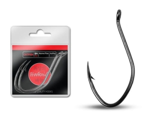 Delphin HKD CATFISH haakring 6 stuks BN 2/0