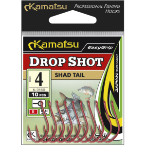 KAMATSU DROP SHOT SHAD TAIL haak #1 10st