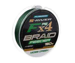 Flagman S-River Moss Green 150m 0.12mm gevlochten lijn
