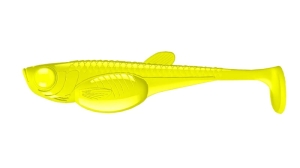 Libra Kunstaas Embrion Shad 3" 006 Warm Geel 8st