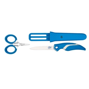 Set Mes 18099 en Schaar 1826 Cuda 3" 7,5cm TiN
