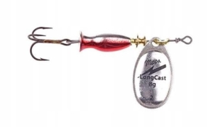 Mepps Aglia Longcast Zilver 2/8g