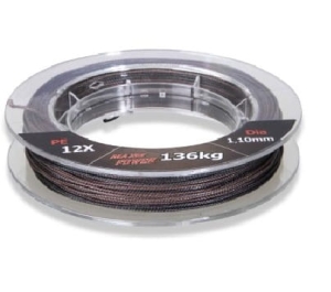 Uni Cat Camou X-12 Onderlijnen 25m 1.00m/117kg