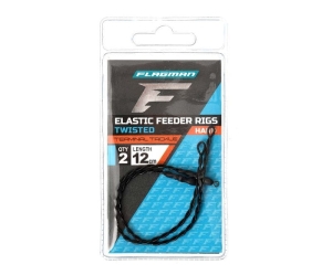 Flagman Elastische Gedraaide Feeder Rigs Hard 12cm