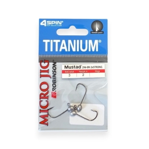 Jigkoppen Titanium Micro #2 1g (3st)