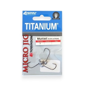 Jigkoppen Titanium Micro #6 1g (3st)
