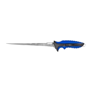 Mustad fileermes 7 17,5cm blauw en zwart