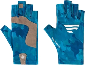 Favorite Handschoenen Solar Fishing UPF50 Blauw L/XL