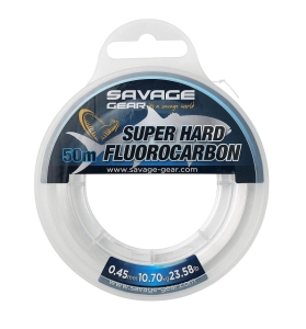 Fluorocarbon vislijn Savage Gear Super Hard 50 m 0,45 mm