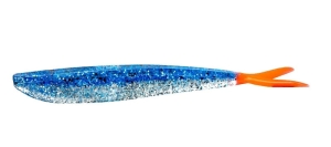 Lunker City 4” Fin-S FISH Blue Ice/ Firetail 10 stuks