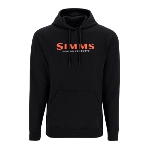 Simms Logo Hoody Black XXL