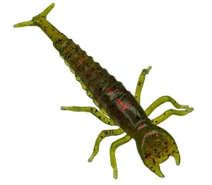 FishUP Diving Bug 2” #019 Motor Oil/Red 8 stuks