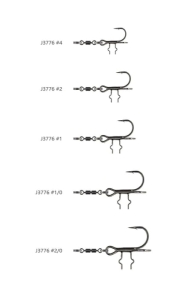 SG Dozbrojka Spinning T Stinger #1/0 2 stuks