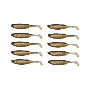 SET 10 stuks Savage Gear Craft Shad 8,8 cm 4,6 g Green Silver