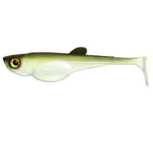 Libra Lures Embrion Shad 4“ 031 Olive Whitefi 6 stuks