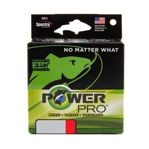 PowerPro gevlochten lijn 135 m 0,10 mm 5 kg 20 lb V-rood