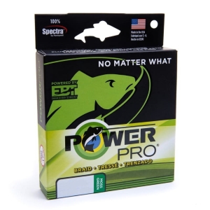 Power Pro gevlochten lijn 0,76 mm 275 m 95 kg mosgroen