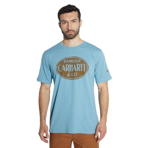 Carhartt Hamilton Graphic T-shirt Zomerblauw L