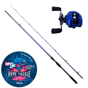 Set Hype Tackle H2 2,51m tot 85g 2cz C +H2-150LH+0,19mm, 15kg 135m Paars