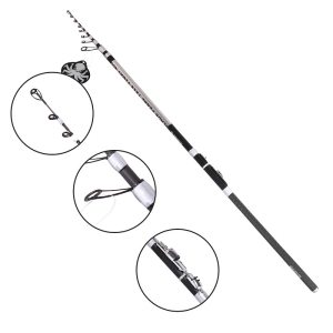 Kraken Black Pearl TELE FLOAT 4,00m tot 35g, 6-delig