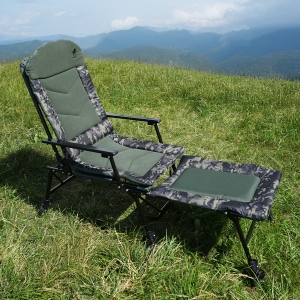 Kraken Premium Armchair L 150 kg Visstoel + Voetensteun