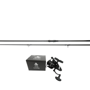 Karper Set: Kraken Black Pearl Carp (3,60 m / 3 lbs / 2-delig) + Kraken Free Runner 4500