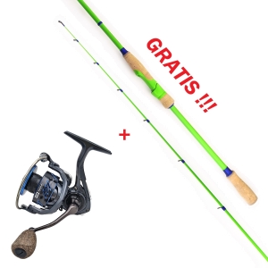 Promotiepakket: Hype Tackle H2 3000 Reel + Hype Tackle H2 Fresh 2,74m (5-25g) Hengel GRATIS!