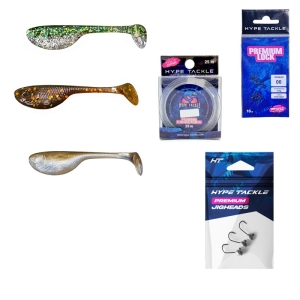 Kleine Jigkop Set Hype Tackle Budda Lure 5 cm – 44-delig