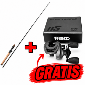 Savage Gear ALPHA SG6 1,98 m 30–90 g Jerkbaithengel + GRATIS Hype Tackle H5 120LH RIGID 8.1:1 Baitcastreel