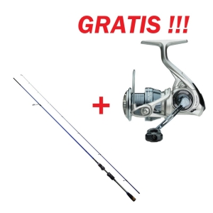 Hype Tackle H2 UL 2,30 m tot 3,5 g Spinhengel + GRATIS Robinson Slighter FD 209 Werpmolen