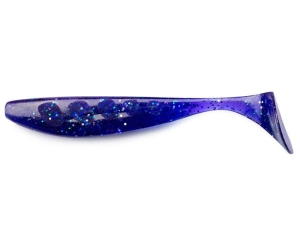 FishUP Wizzle Shad 5.5cm #060 Donker Violet Pauw Zilver 10st