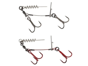 Savage Gear Carbon49 Corkscrew Stinger 2x#1/0 28kg 2pc