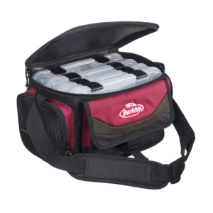 Berkley Systeemtas Rood-zwart + 4dozen
