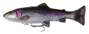 Savage Gear 4D Line Thru Pulsetail Forel 16cm 51g SS Regenboogforel