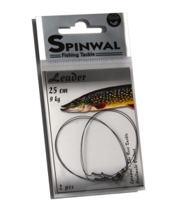 Spinwal leader 25cm 9kg 2pc