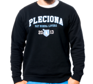 Pleciona.pl sweatshirt University Ltd. Fat Momma Lovers - zwart